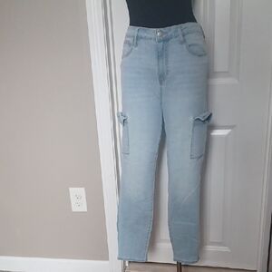 Celebrity Pink Light Blue Straight Leg Jeans